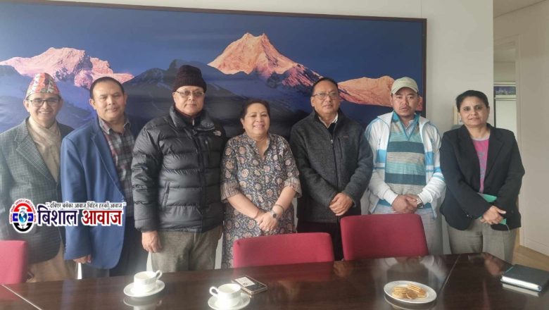 जसपाका नेता हरु द्वारा नेपाली राजदूतावास कोरियाको राजदुत संग भेटघाट