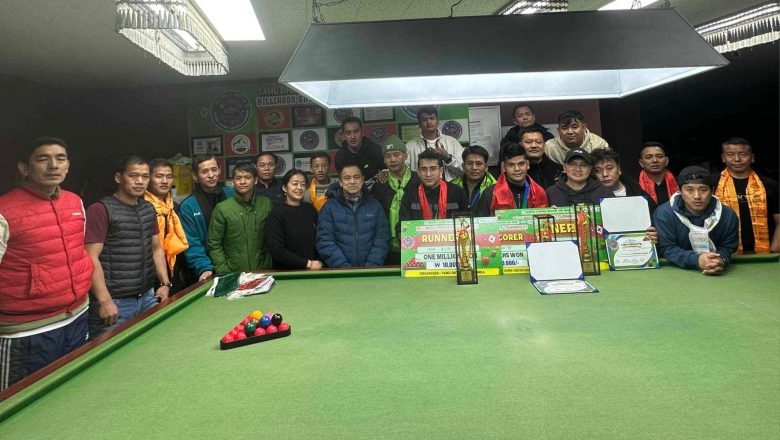 कृष्ण क्षेत्रीले चुमे बीस लाख कोरियन वोन सहितको “Billiards Snooker Tournament” को उपाधी