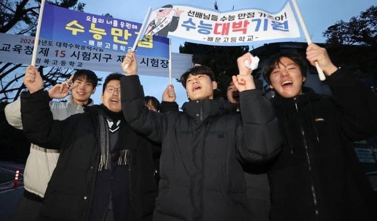 प्रवेश परिक्षाको लागि हवाई उडान नै बन्द गर्दै कोरिया।