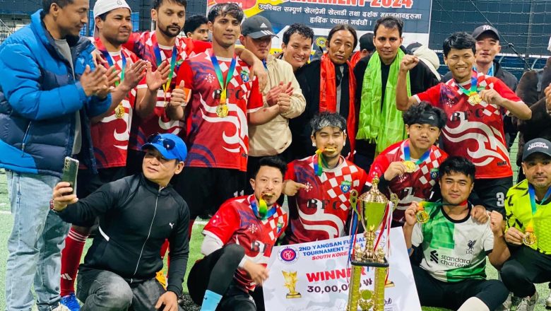 बेलवारी फुटबल क्लव दोश्रो याङ्सान फुटसल प्रतियोगिता चुम्न सफल
