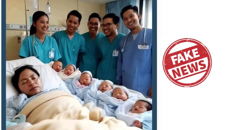 मुगुकी महिलाले छ बच्चालाई जन्म दिएको भन्दै भ्रामक पोस्ट भाइरल