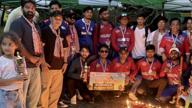 मोक्पोमा दोस्रो MCC कप २०२५ सम्पन्न, Jeanjup Nepalese CC कप उचाल्न सफल
