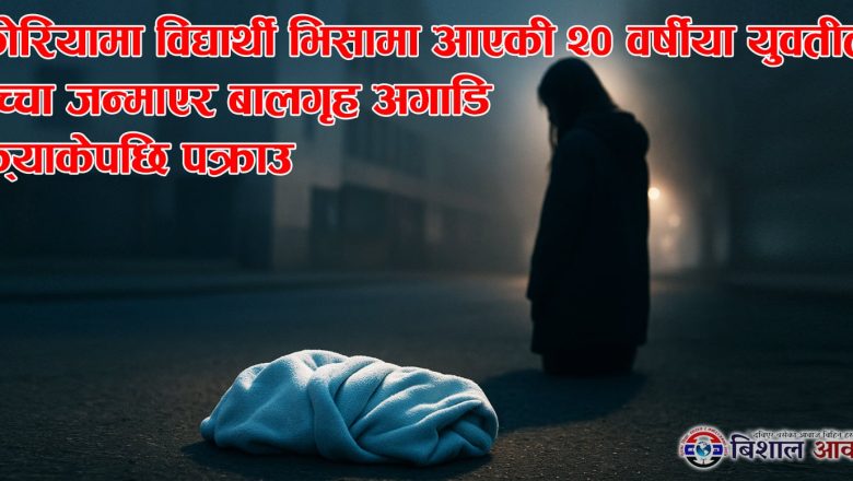 कोरियामा विद्यार्थी भिसामा आएकी २० वर्षीया युवतीले बच्चा जन्माएर बालगृह अगाडि फ्याँकेपछि पक्राउ 